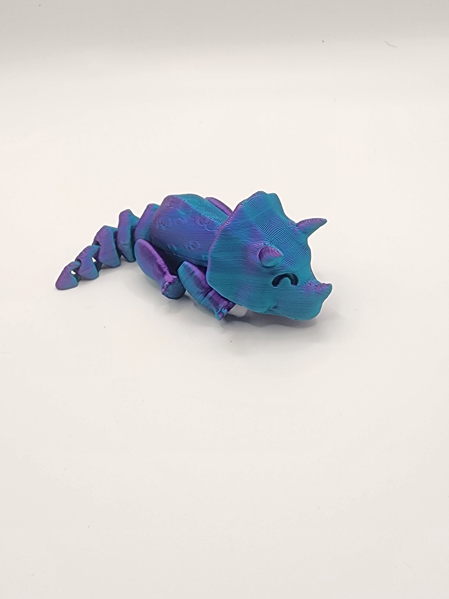 Articulated Triceratops - Flexible Sensory Toy