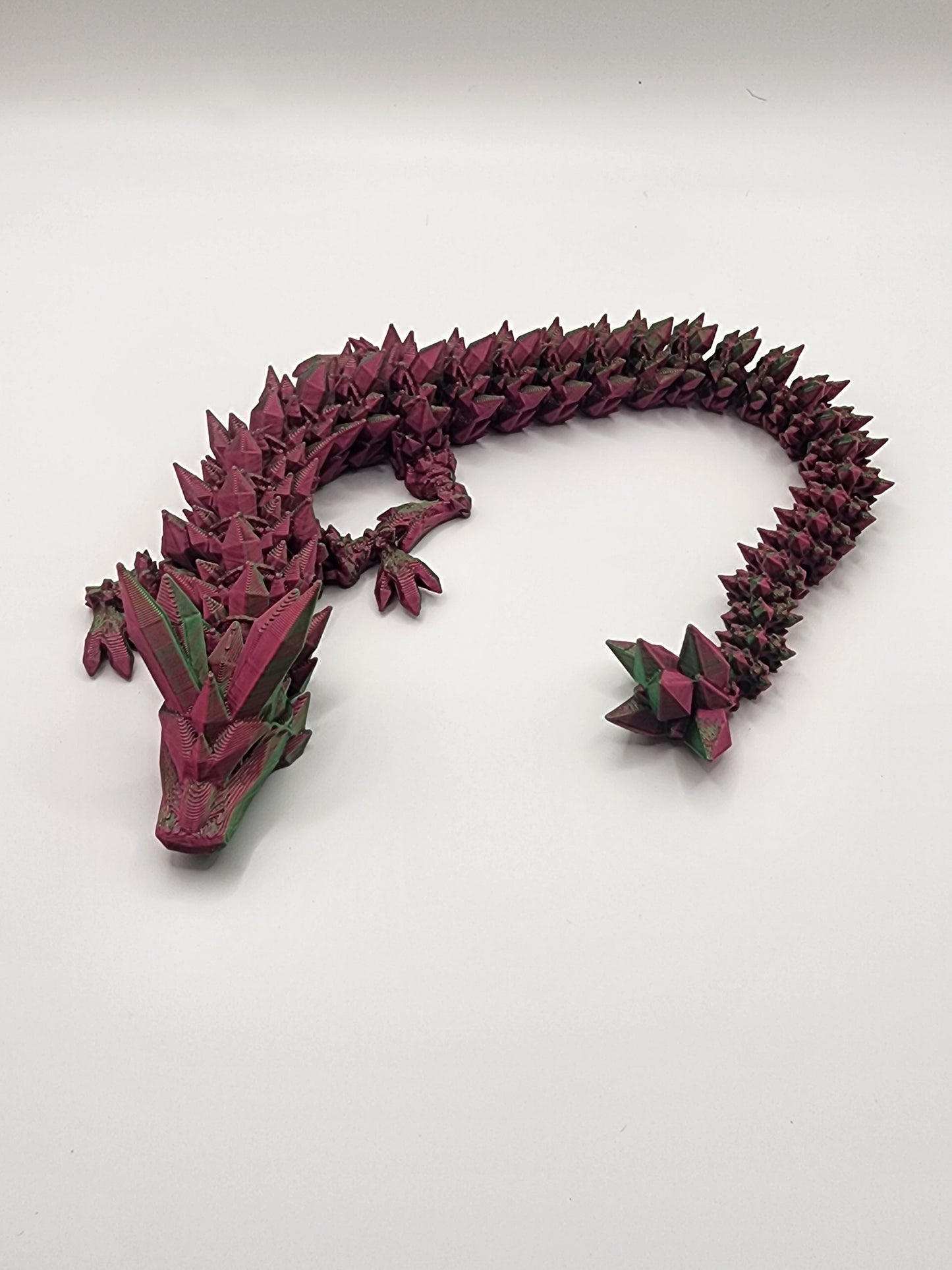 3D Printed Medium Crystal Dragon