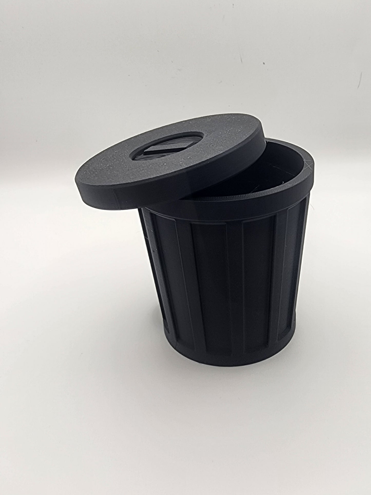 3D Printed Raccoon with Trash Bin