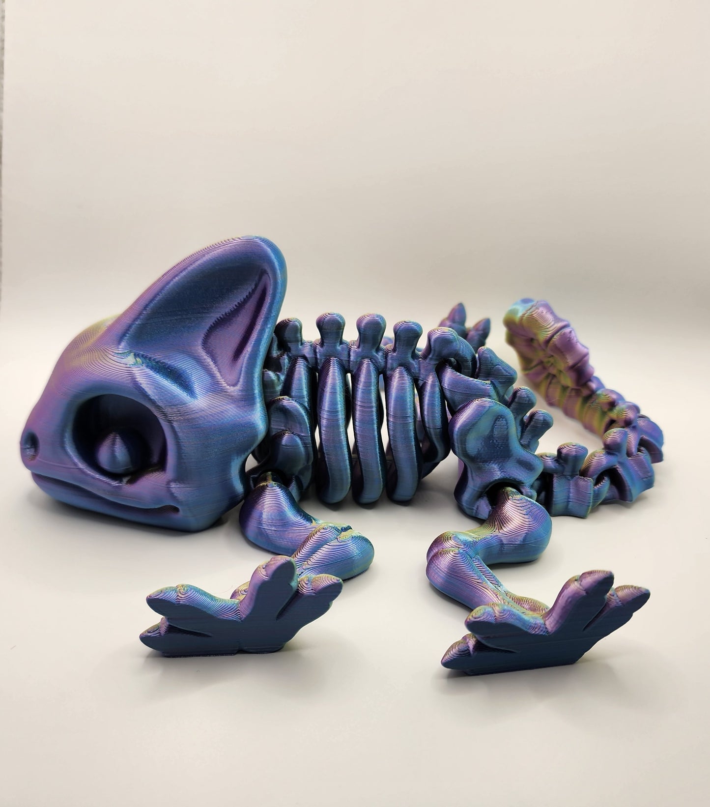 3D Printed Skeleton Chameleon