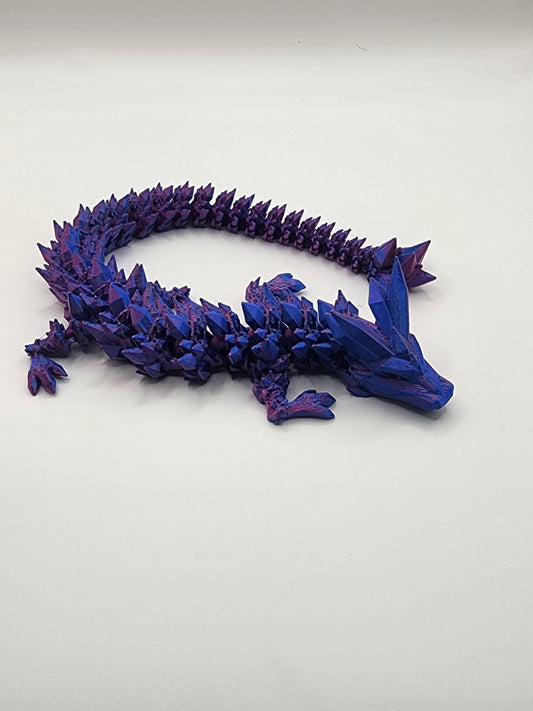 3D Printed Medium Crystal Dragon