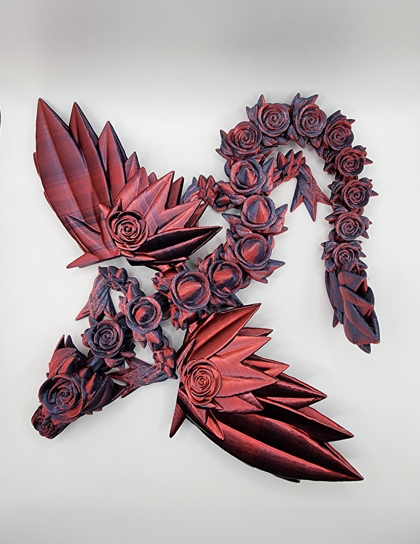 3D Printed Large Winged Crystal Dragon