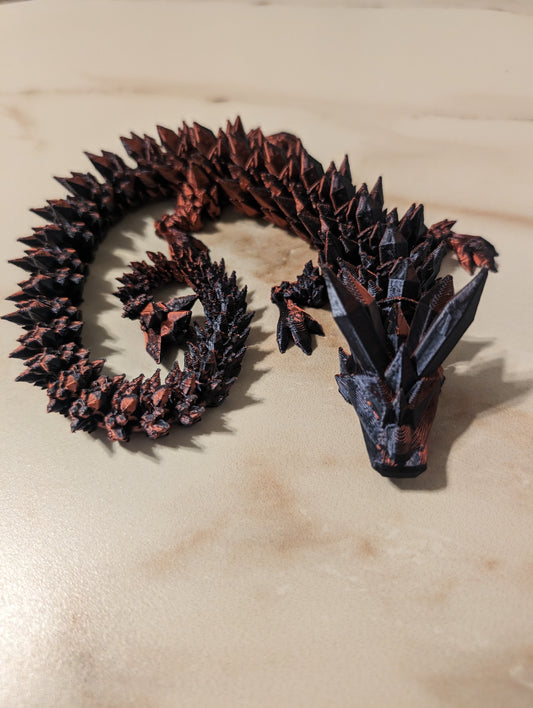 3D Printed Medium Crystal Dragon