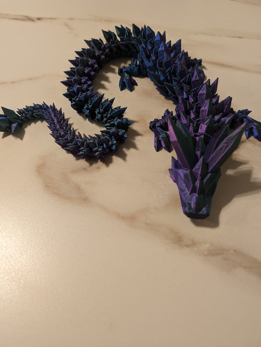 3D Printed Large Crystal Dragon