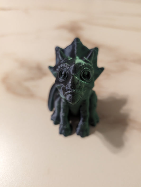 3D Printed Triceratops Figure